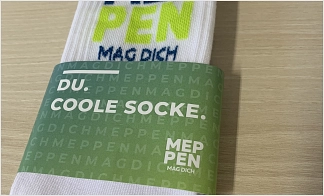 Meppen mag dich Socke